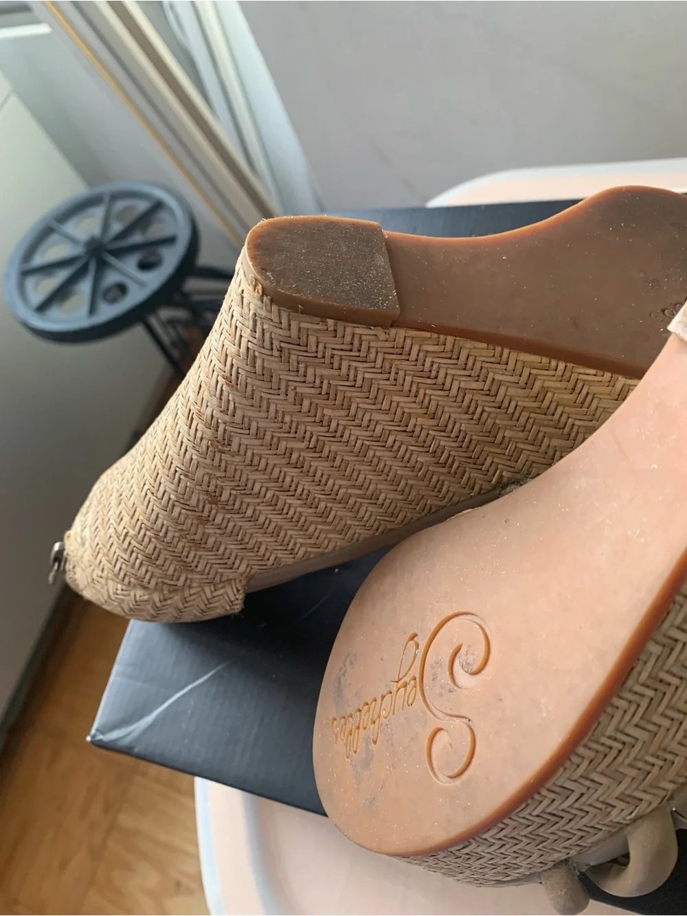 Women's Tan Wedge Sandals - Neutral Strappy Espadrille